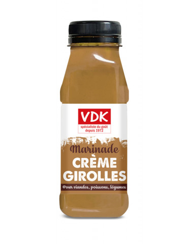 MARINADE CRÈME GIROLLES BOUTEILLE 230G À L’UNITÉ